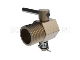 Кран системы охлаждения сливной R190 / R195 / ZS1100 / ZS1115