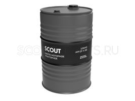 Масло моторное SCOUT 10W40, 205 л
