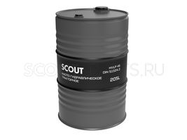 Масло гидравлическое SCOUT HVLP 46, 205 л