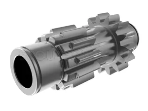 Вал вторичный Z12 / Z15 редуктора ВОМ шасси TB