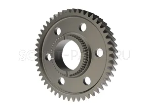 Колесо зубчатое Z50-Z49 верхней передачи ВОМ шасси TC