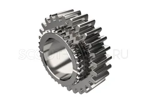 Колесо зубчатое Z27 34 шлица коробки раздаточной привода переднего моста ZYZKION TB554