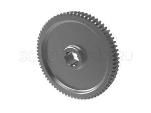 Колесо зубчатое Z71 8 шлицов полуоси шасси TY