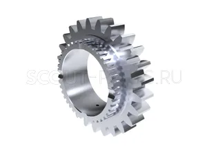 Колесо зубчатое Z25 42 шлица третьей передачи шасси TB