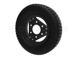 Колесо 7.50"-12.00" газонный протектор 6х160, в сборе