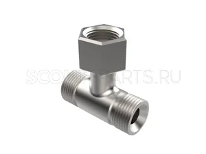 Штуцер РВД тройной (тройник) DK М18х1,5 (Ш-Г-Ш)