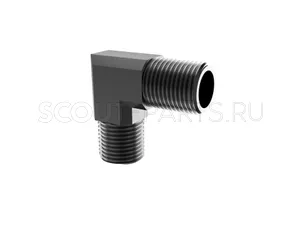 Штуцер РВД угловой 90° DK М18х1,5 (Ш) - DK М18х1,5 (Ш)