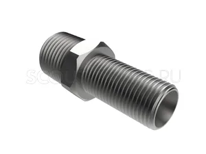 Штуцер РВД переходной BSPP 1/2 (Ш) - DKOL М16х1,5 (Ш)