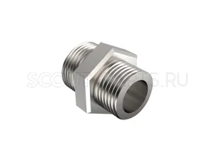 Штуцер РВД переходной DK М24х1,5 (Ш) - DK М20х1,5 (Ш)