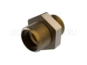 Штуцер РВД проходной DKOS М22х1,5 - под USIT М22х1,5