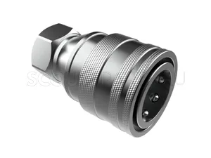 Соединитель быстросъемный гидравлический БРС BSPP 1/2 (ниппель "мама")