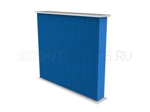 Фильтр (Фильтрующий элемент) салонный 120х20х105 кабины SHKE тракторов SERIES TB