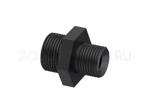Штуцер РВД переходной DK М18х1,5 (Ш) - DK М22х1,5 (Ш)