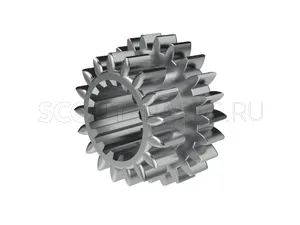 Колесо зубчатое 1-2 передачи Z 23 / 17 / 16 ведомое шасси TE